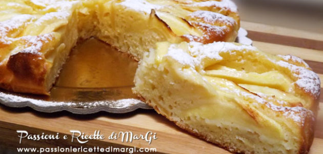 Torta di yogurt e mele