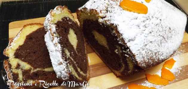 Plumcake all'arancia e cacao