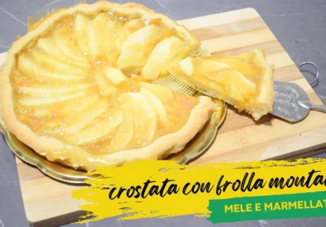 Crostata di Mele con Frolla Montata